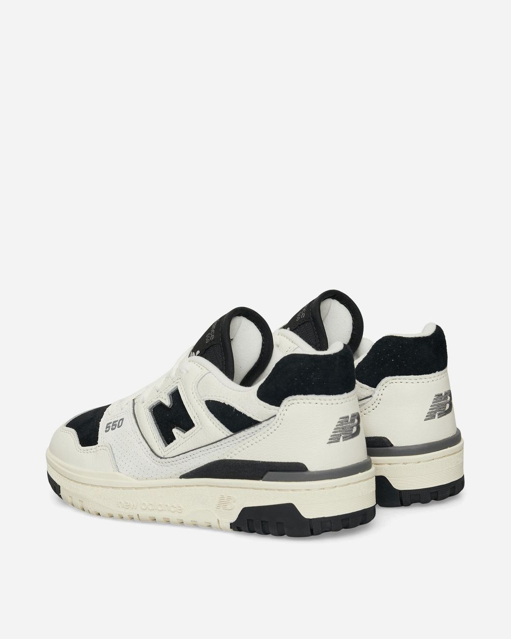 New Balance White 550 Sneakers Sea Salt / Black for men