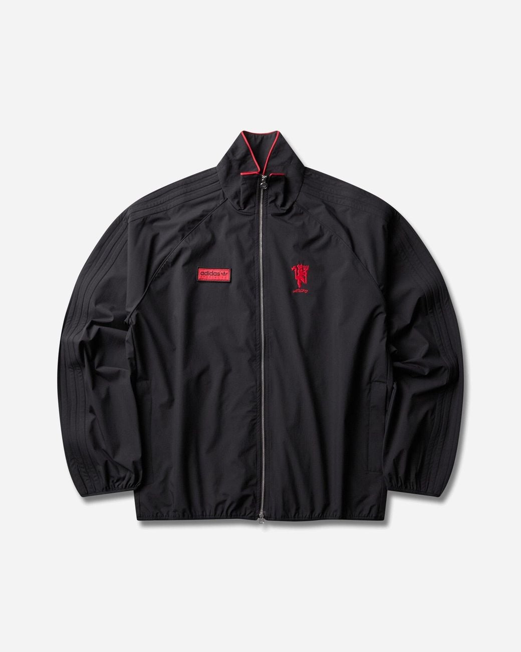 Adidas Black Manchester United Spzl F.C. Track Top for men