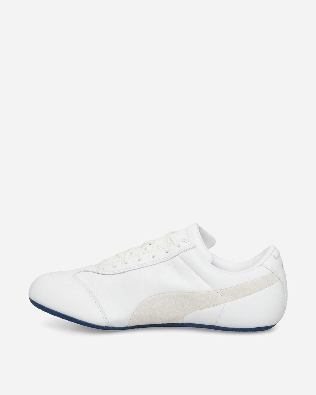 PUMA White Jil Sander Speedcat Low Sneakers / Blue Jewel for men