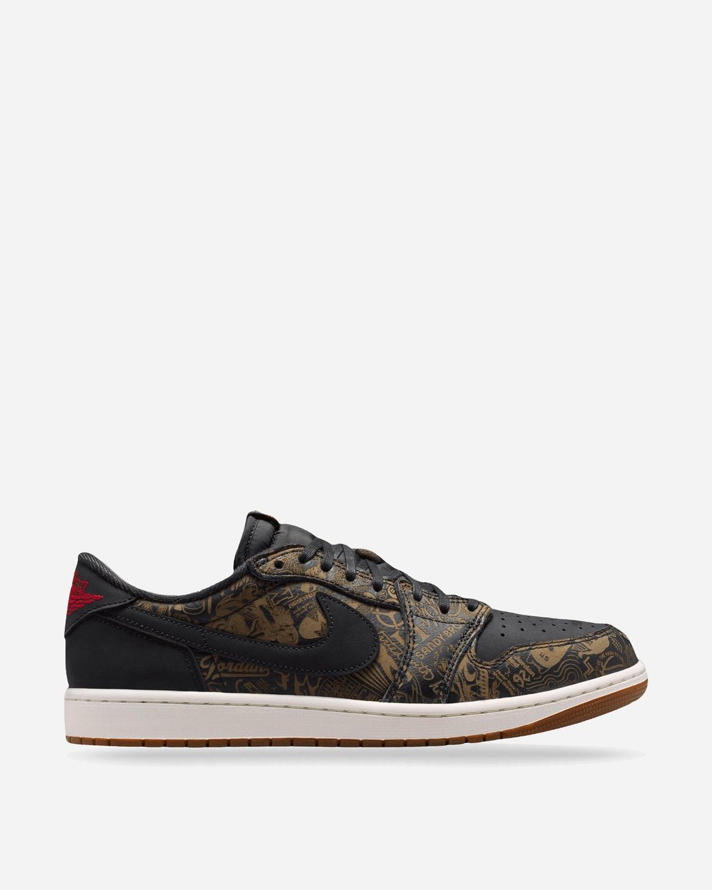 Nike Black Air Jordan 1 Low Og Laser Sneakers Varsity for men