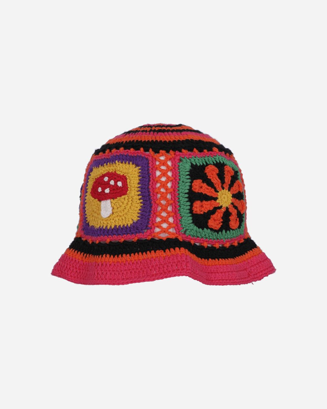 Hysteric Glamour Hg Square Hand-Knitted Bucket Hat in Red | Lyst