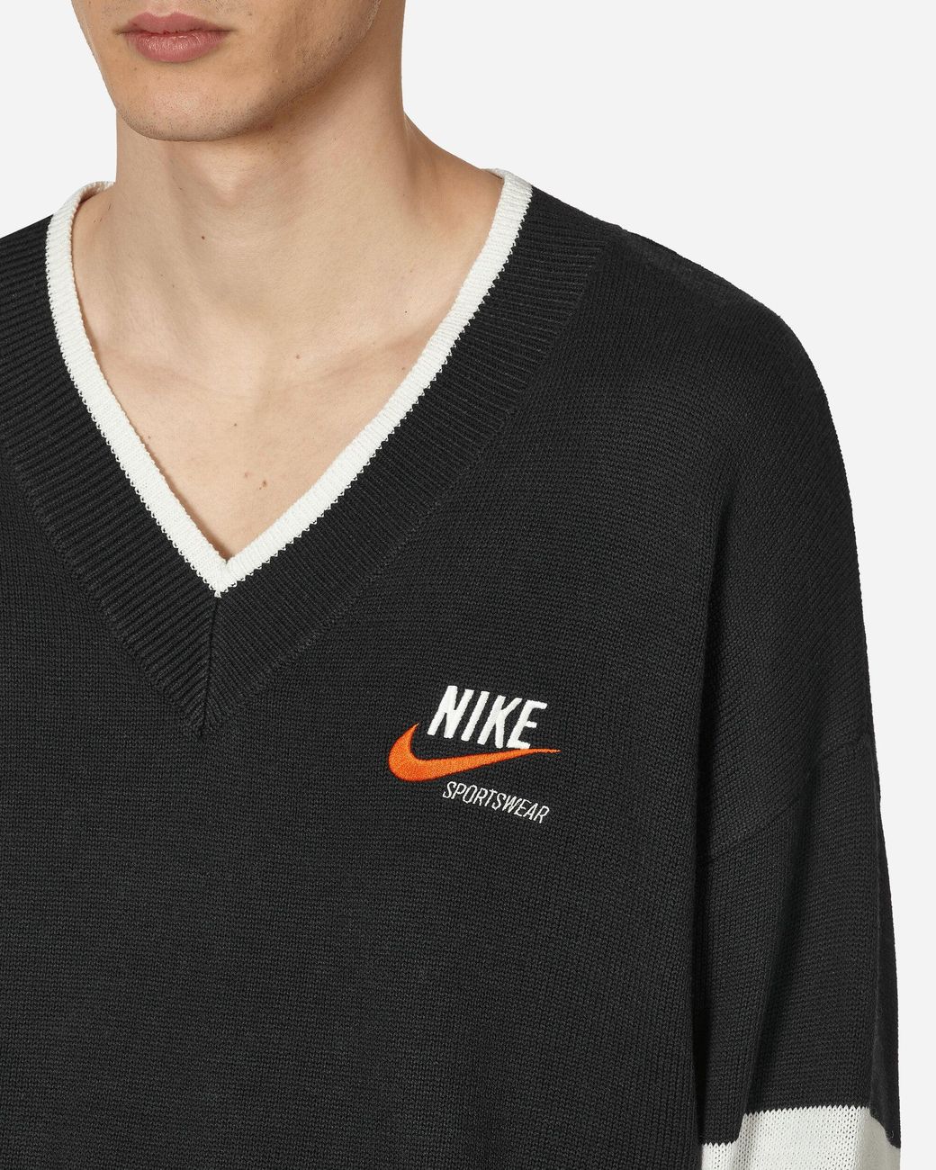 Nike Trend V-neck Sweater Black for Men | Lyst
