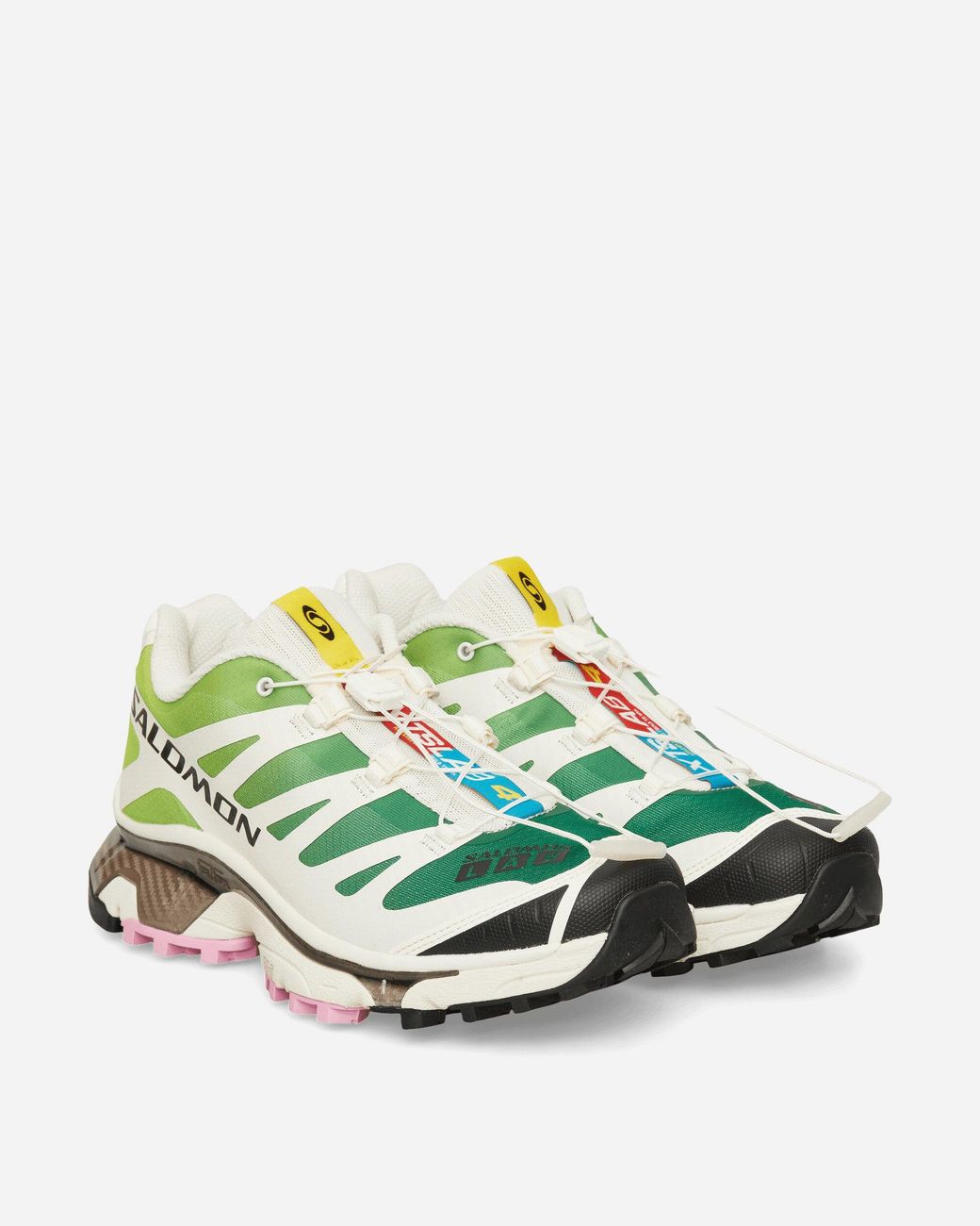 Salomon Green Xt-4 Og Sneakers Vanilla Ice Acid Lime Frosting for men