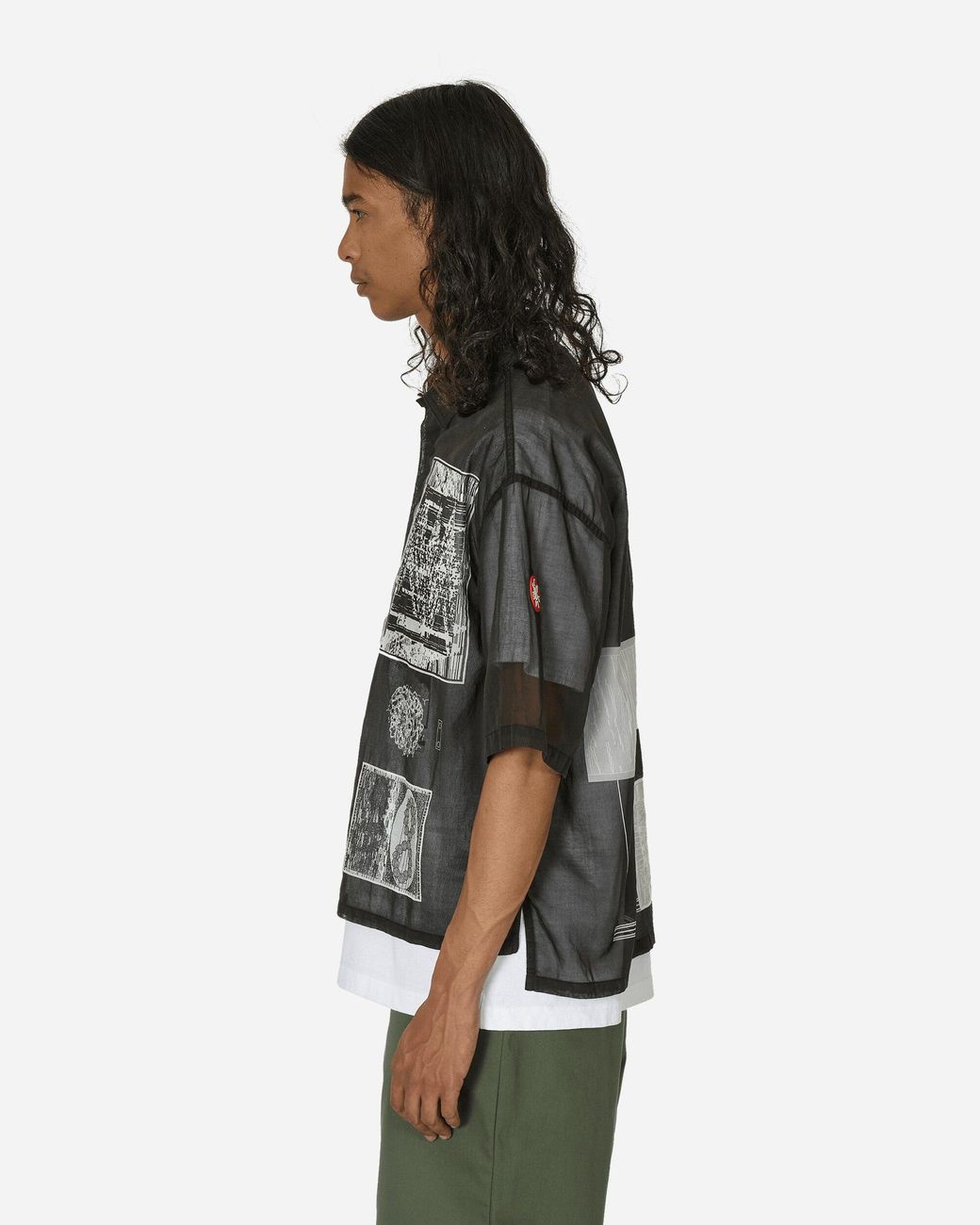 トップス CAV EMPT COTTON CASUAL SHIRT Black CAV EMPT COTTON CASUAL SHIRT Black