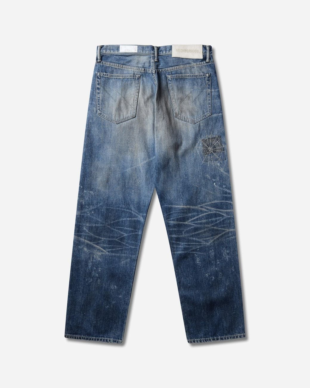 Neighborhood Blue S Savage Denim Dp Basic Pants for men