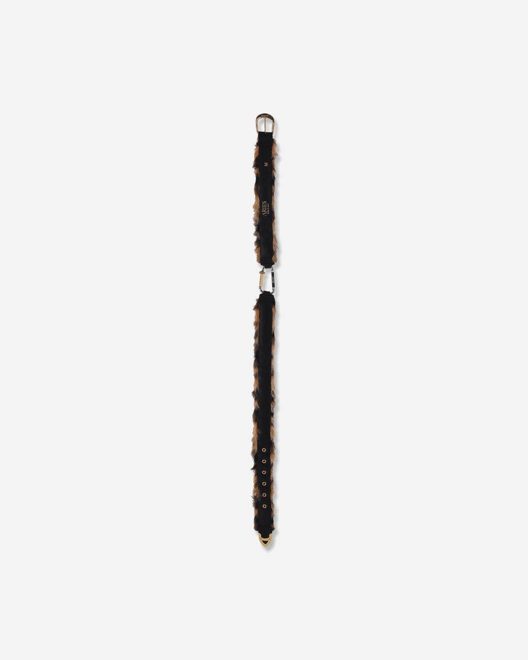 Aries Multicolor Faux Leopard Mazzo Belt Leopard for men