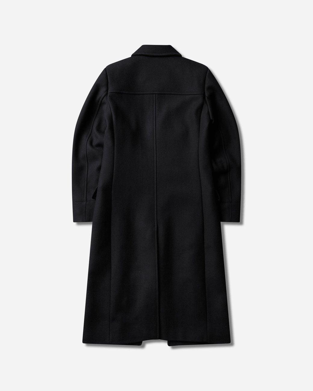Dries Van Noten Black Men S Fitted Wool Coat for men