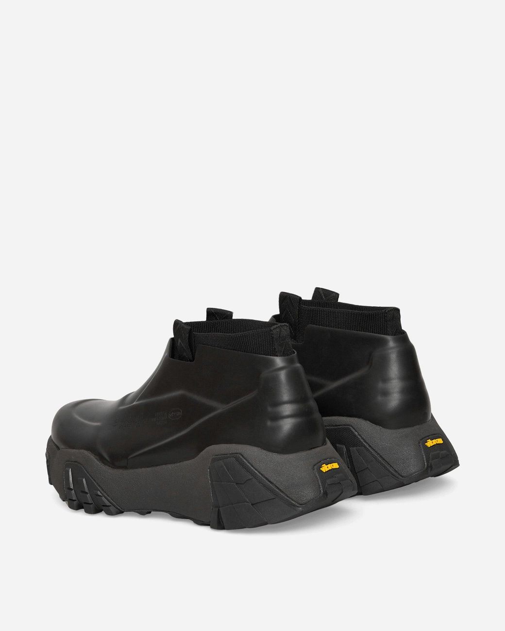 SLAM JAM Black Vibram Rubber Core Boots for men