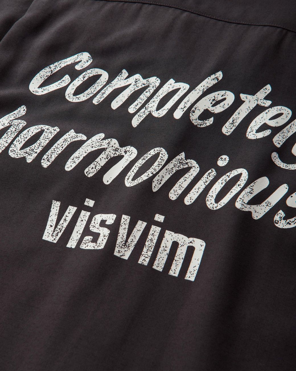 Visvim Black S Keesey Shortsleeve Shirt Charcoal for men