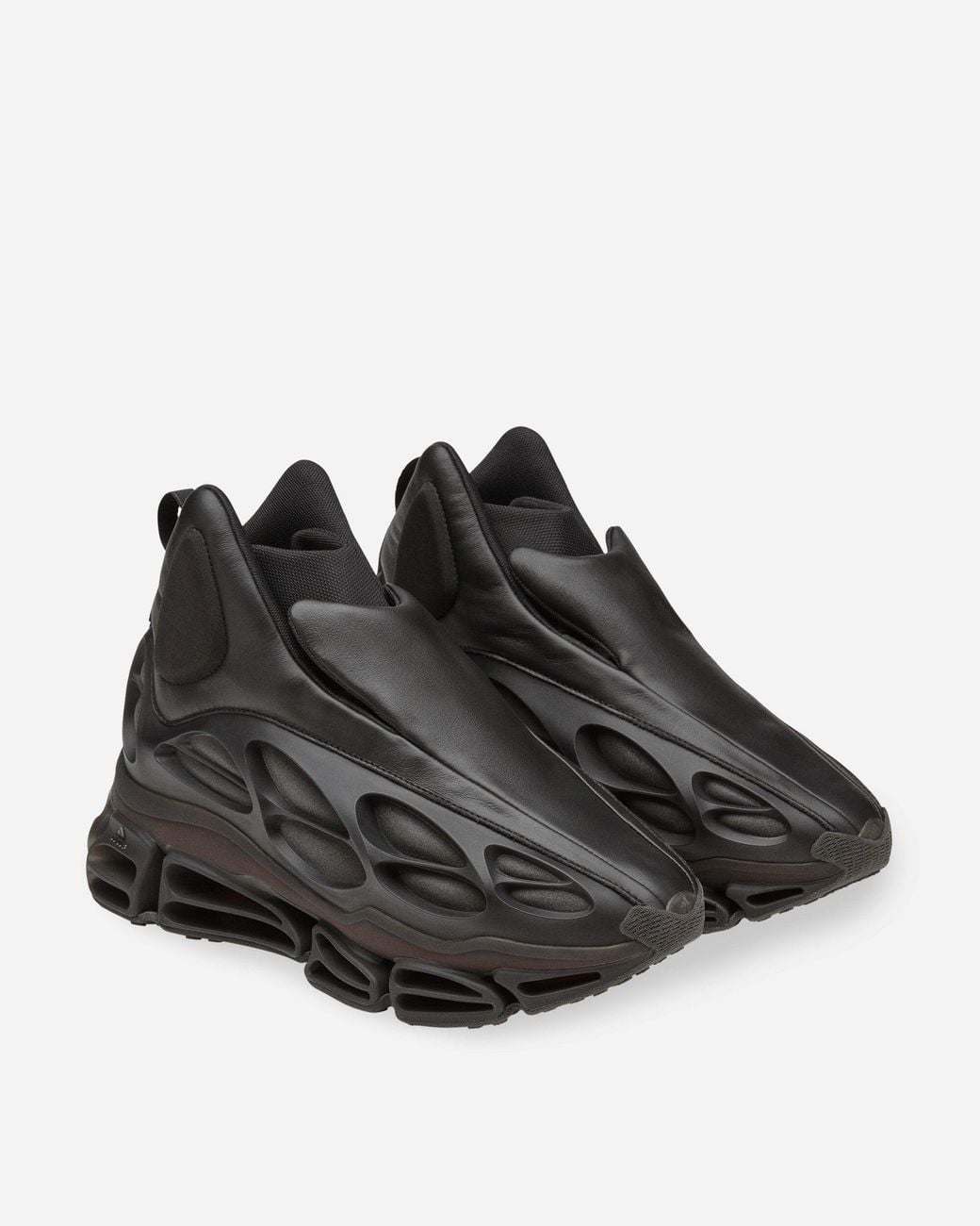 Adidas Black Willy Chavarria Mega High Sneakers Core Better Scarlet for men
