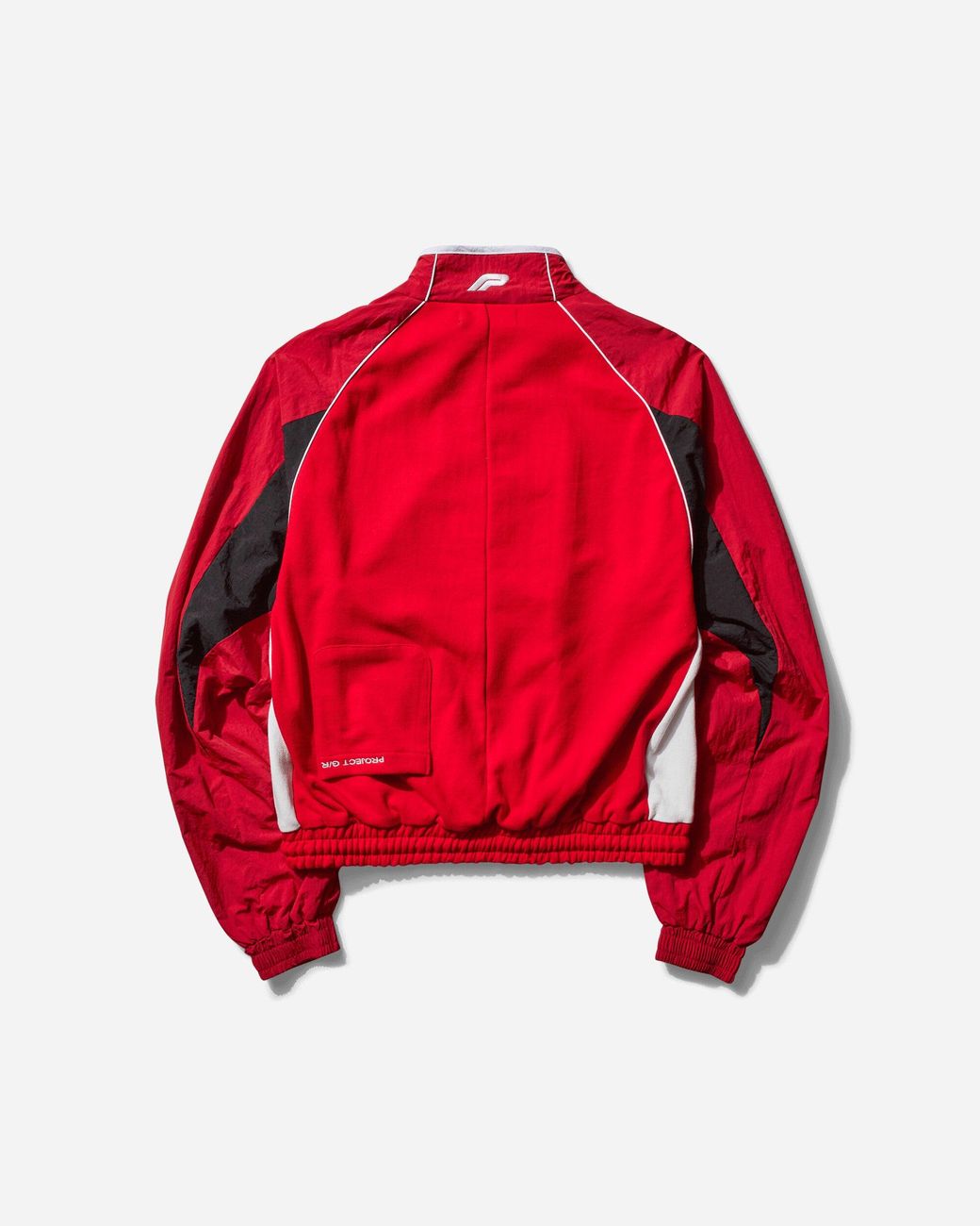 PROJECT G/R Men S Reconstructed Hybrid Track Jacket Red for Men