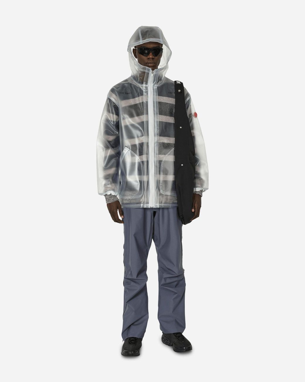 Cav Empt Pvc Hood Zip Jacket in Gray for Men | Lyst
