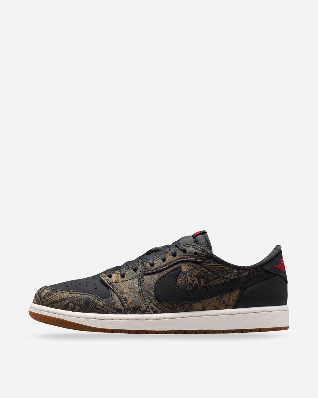 Nike Black Air Jordan 1 Low Og Laser Sneakers Varsity for men