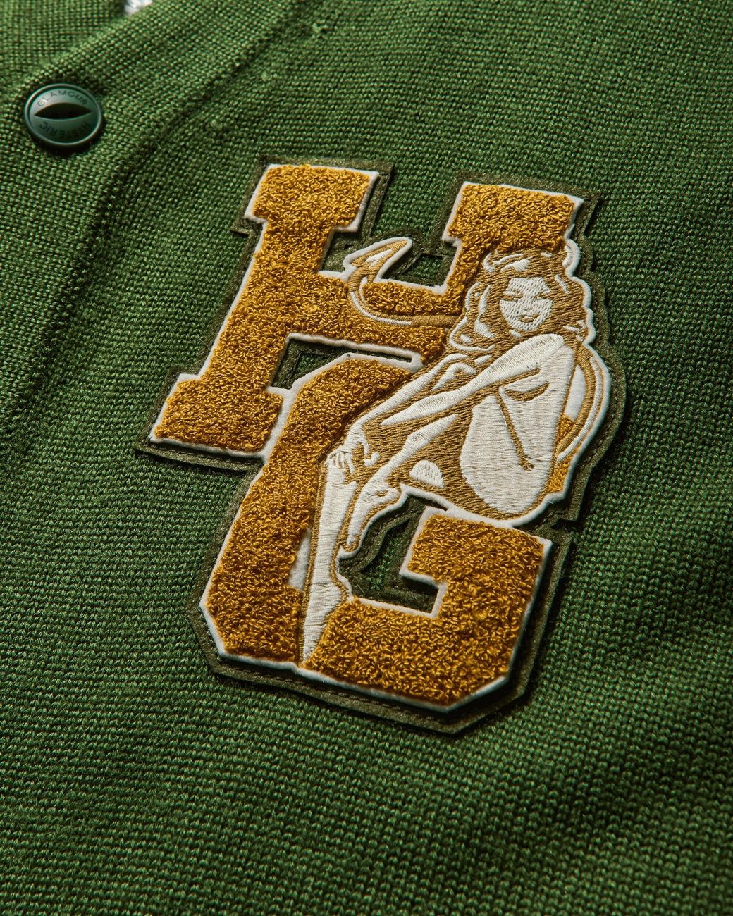 Hysteric Glamour S See No Evil Cardigan in Green for Men | Lyst