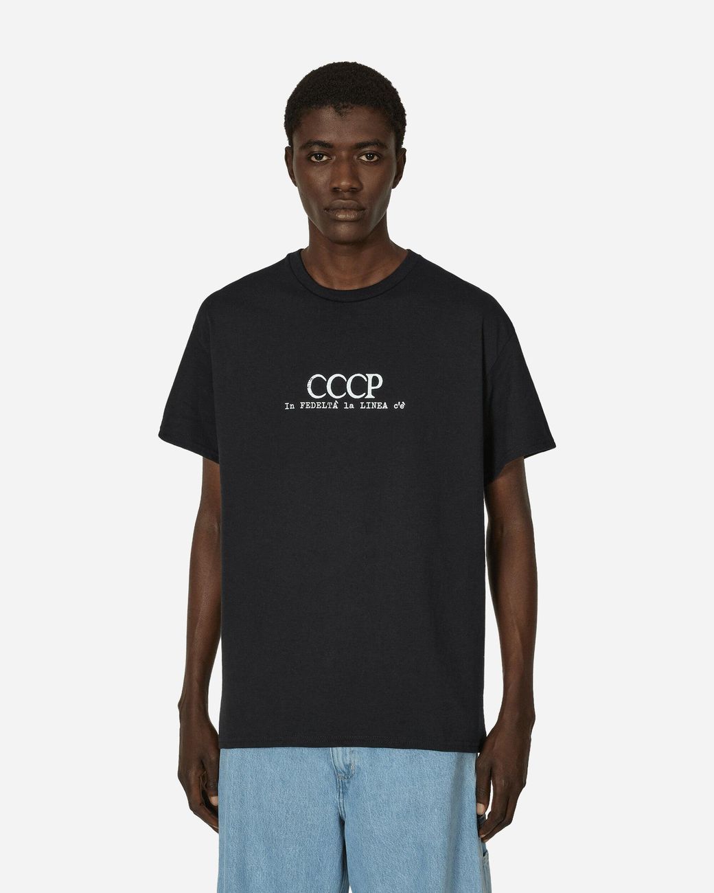 SLAM JAM Cccp Fedeli Alla Linea 2024 Tour T-Shirt in Black