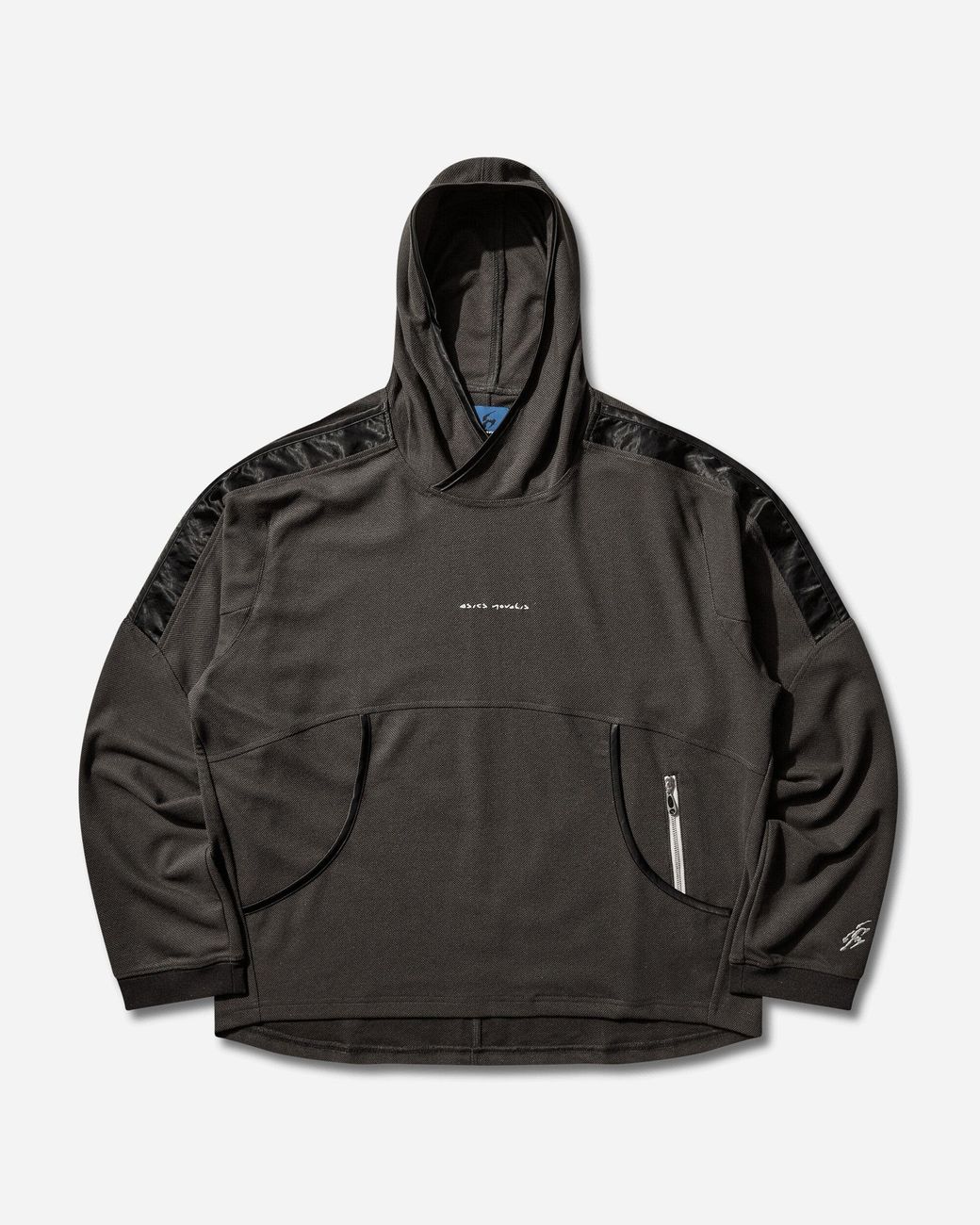 Asics Black Novalis Marjoram Hoodie for men