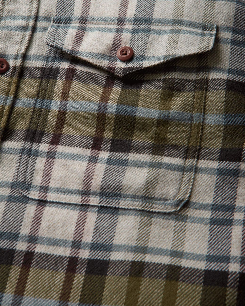 Patagonia Gray Men S Fjord Flannel Shirt Rinsed / Thermal Blue for men