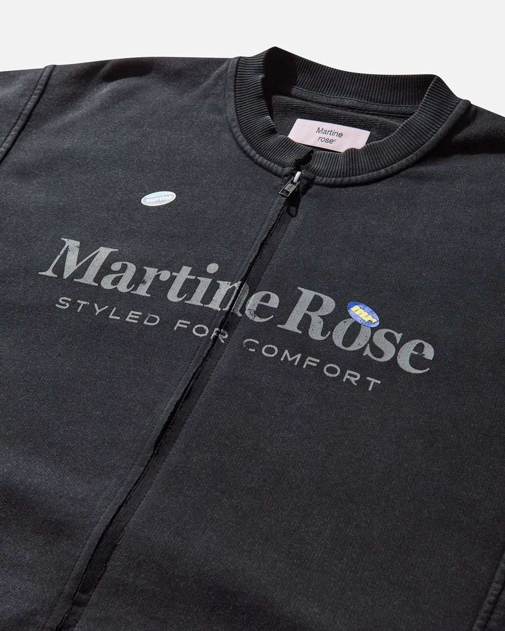 martine-rose-Black-Men-S-Zip-