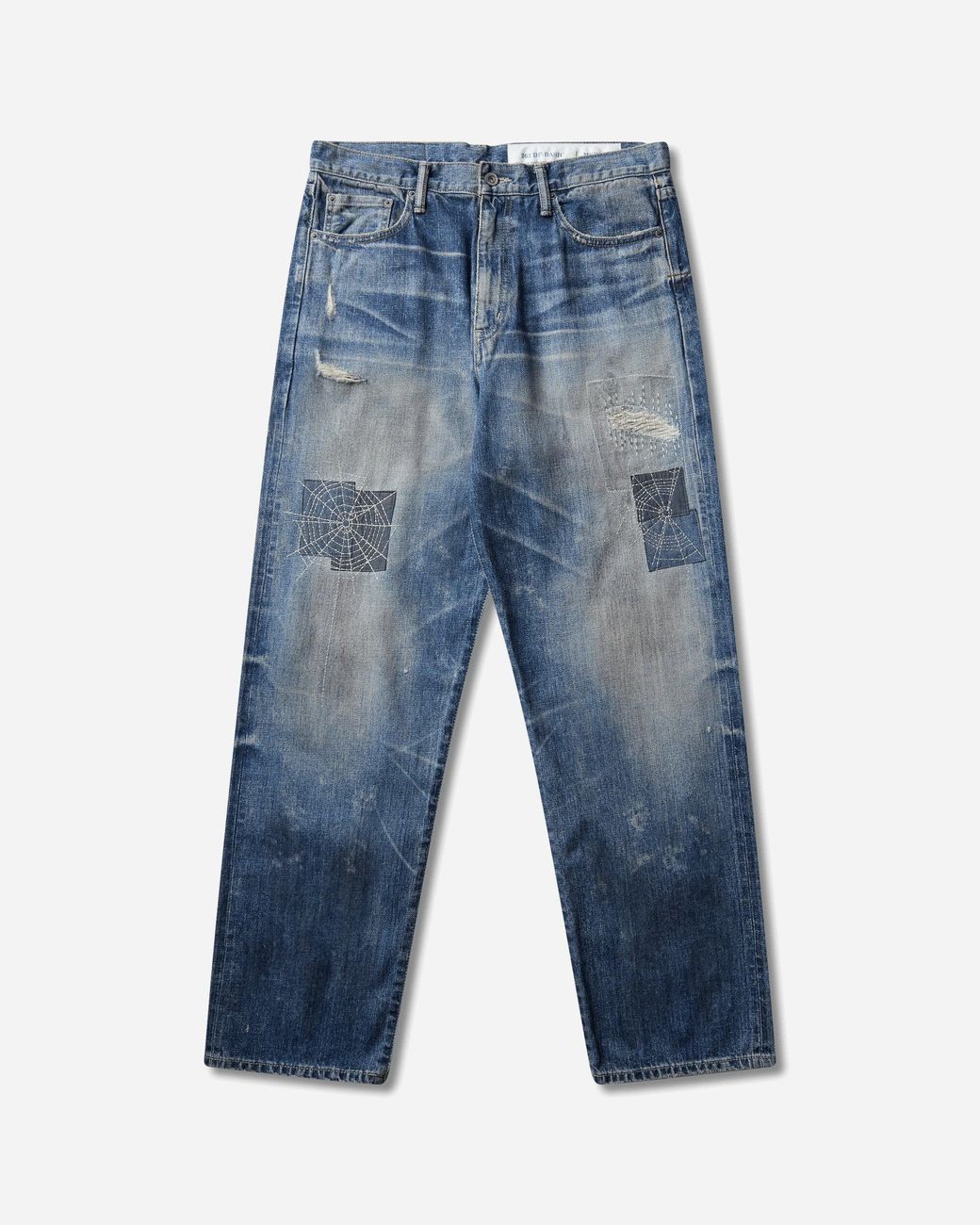 Neighborhood Blue S Savage Denim Dp Basic Pants for men