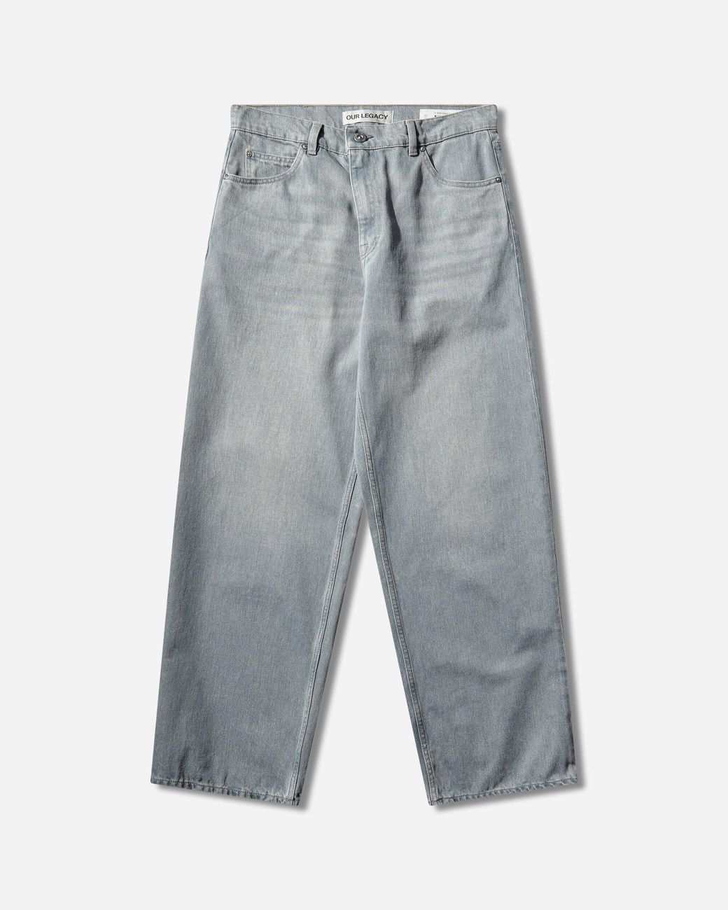 Our Legacy Gray S Vast Cut Jeans Pale Coast Wash for men