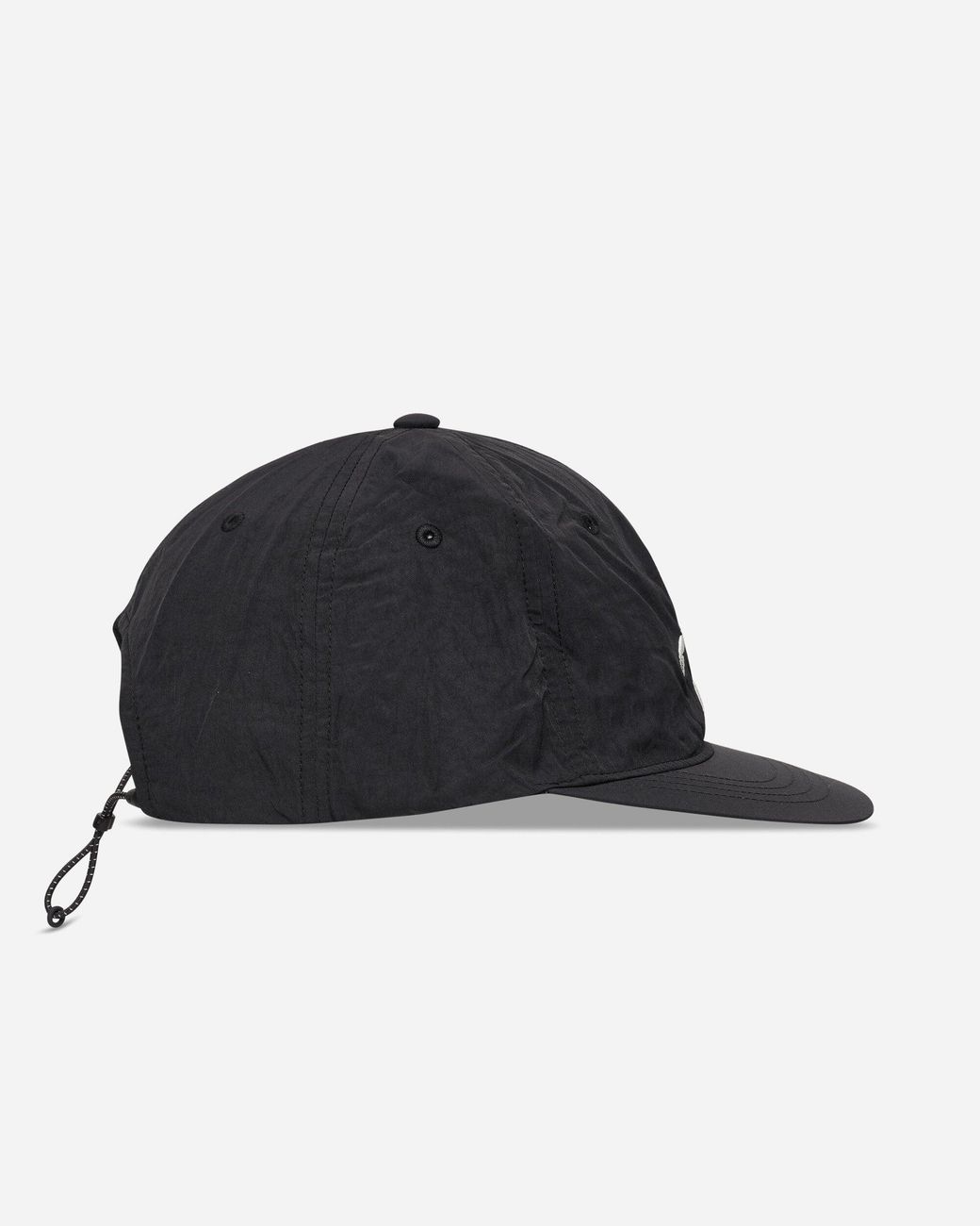 Satisfy Black Flitesilk 5‑Panel Pinch Cap Matte Scorpion for men