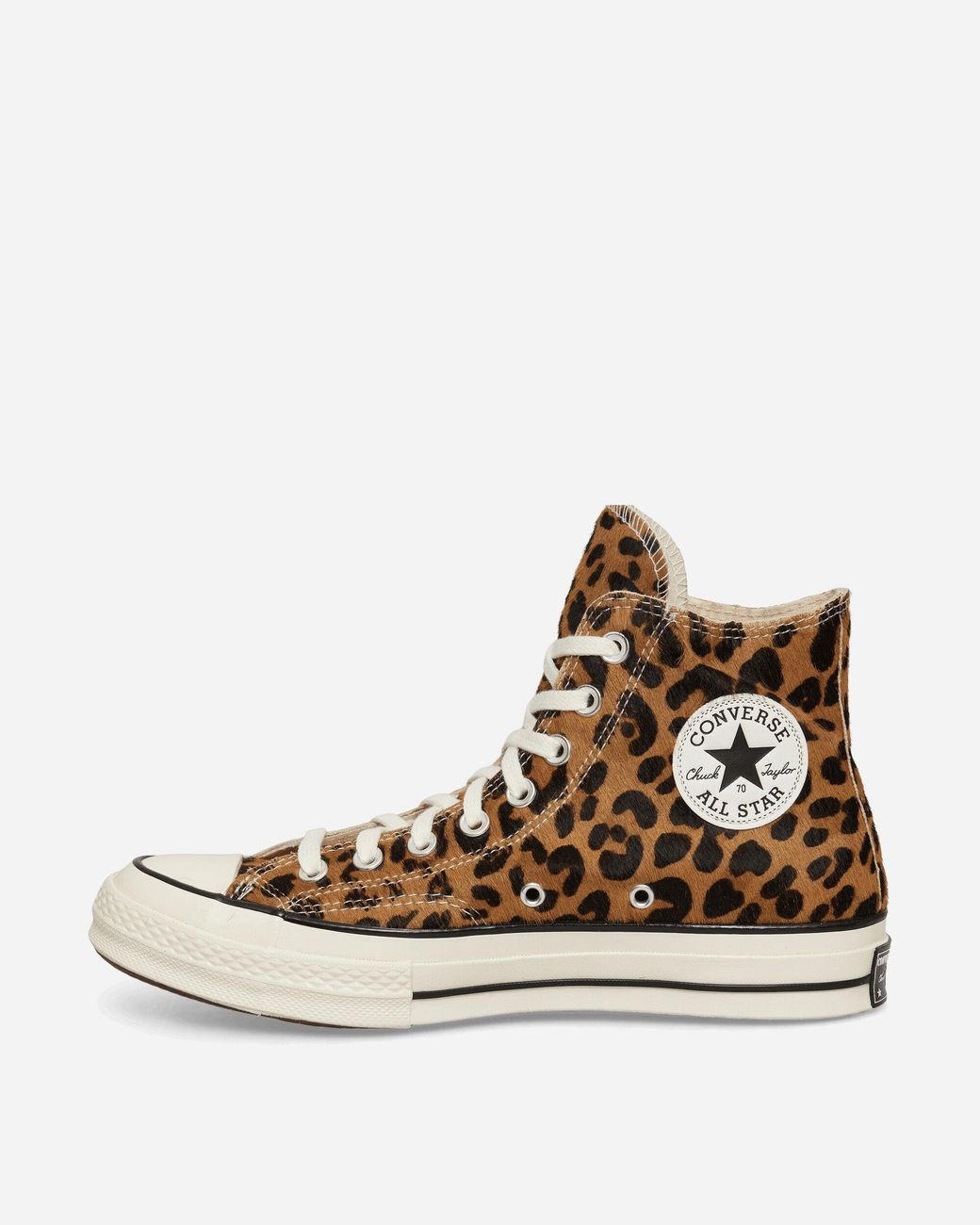 Converse Brown Chuck 70 Leopard Pony Hair Sneakers Natural Ivory for men