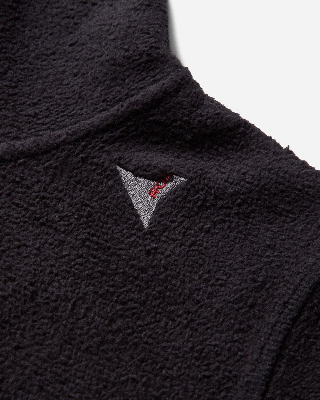 Roa Black Inside Out Zip-Up Baby Hoodie Washed