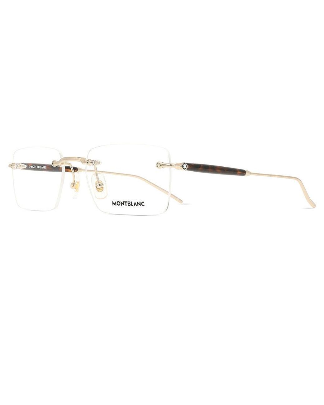 Montblanc Black Mb0411O Asian Fit 002 for men