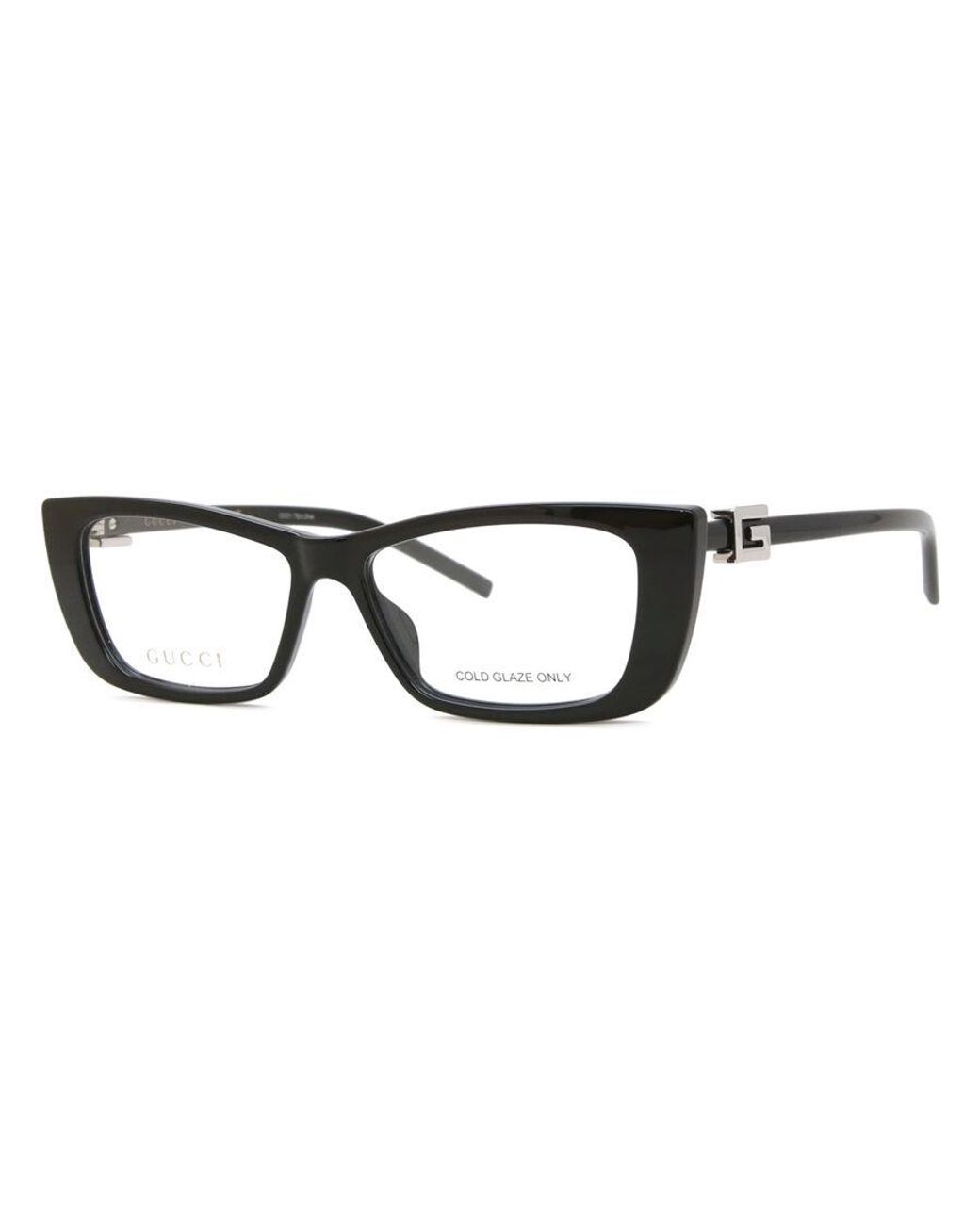 Gucci Black Gg1682O 004 Optical Frames Injected Transparent Cat Eye