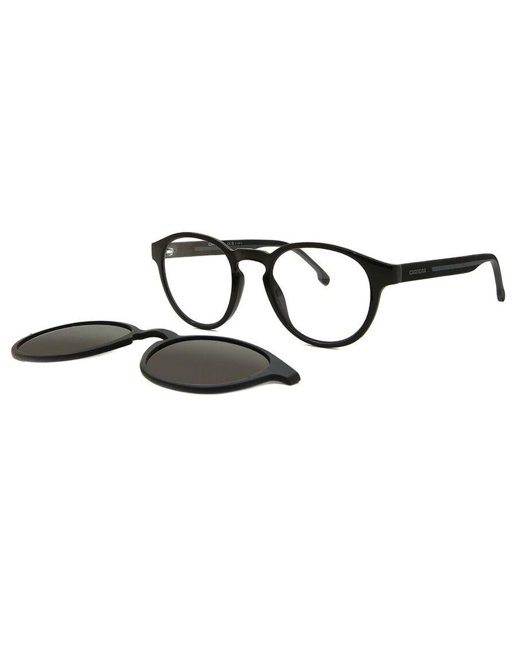 Carrera Black Ca 8066/Cs With Clip-On 08A/M9 for men