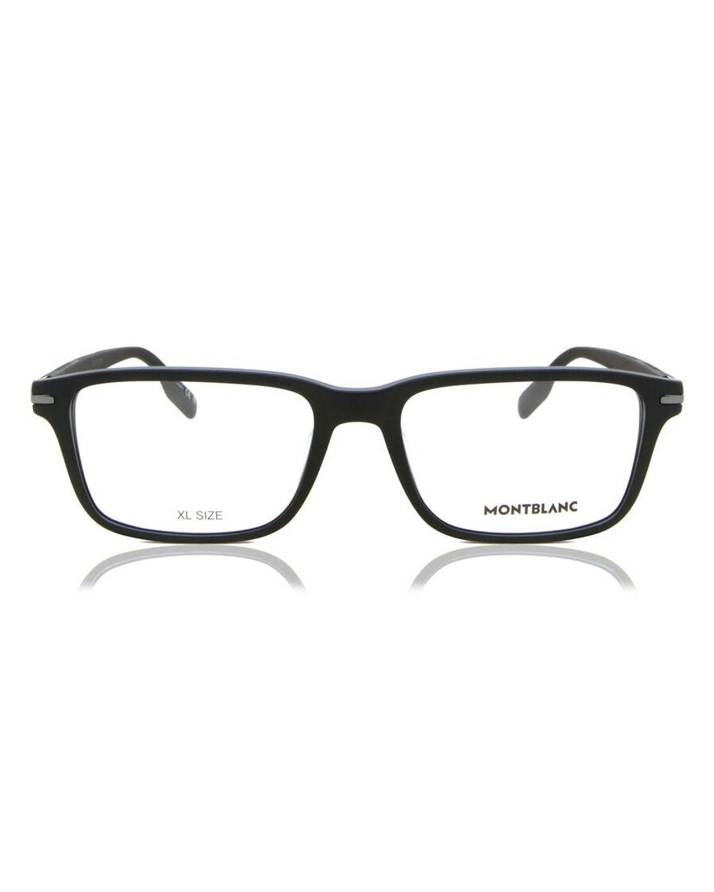 Montblanc Black Mb0252O Asian Fit 001 for men