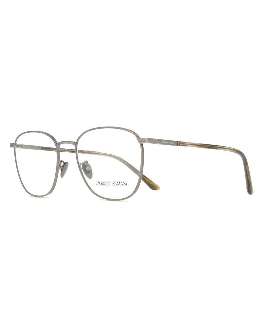 Giorgio Armani Black Ar5132 3259 Optical Frames Steel Transparent Squared Normal for men