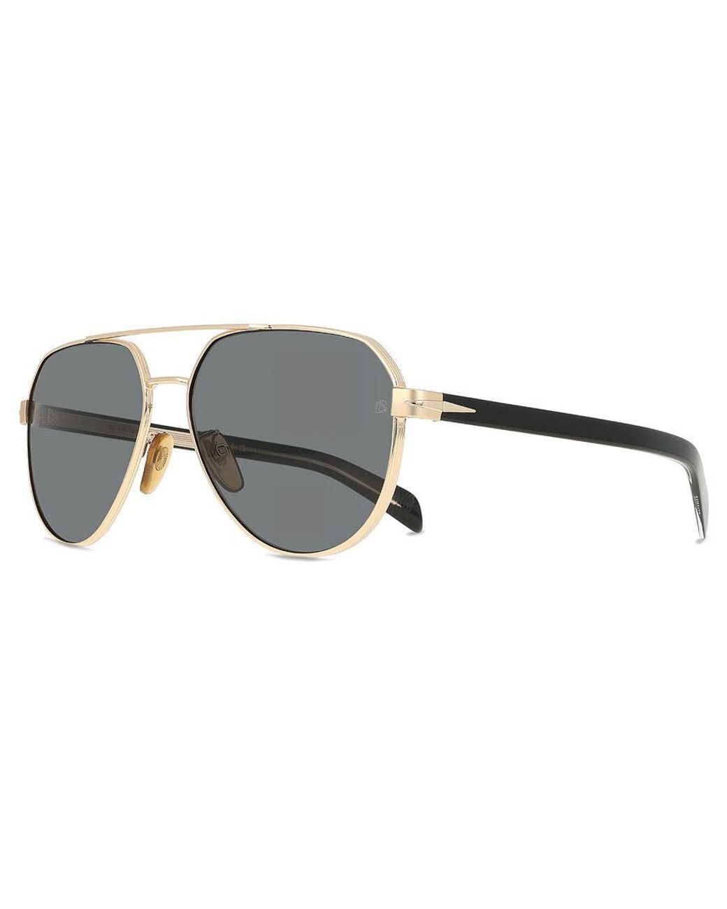 David Beckham Gray Db 1121/G/S Asian Fit Rhl/Ir for men