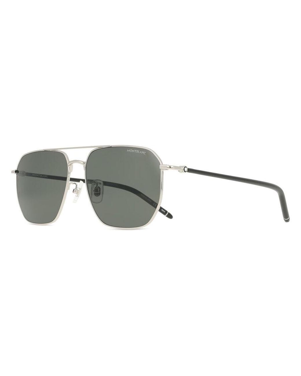 Montblanc Black Mb0367Sa Asian Fit 002 for men