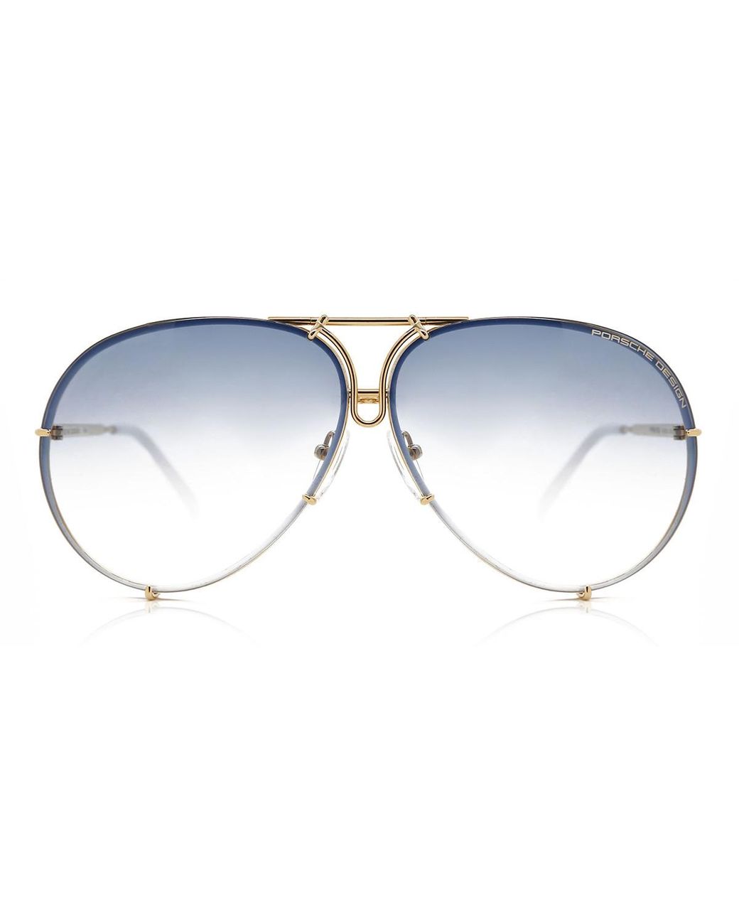 Porsche Design P8478 W Sunglasses in Gold (Metallic) for Men - Lyst