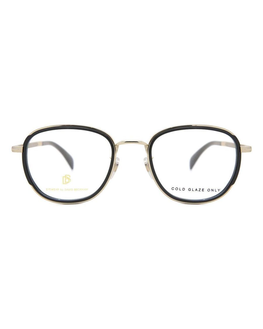 David Beckham Black Db 7075/G Asian Fit Rhl for men