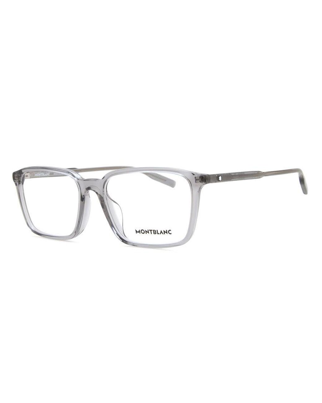 Montblanc Black Mb0293Oa 003 Optical Frames Acetate Squared for men