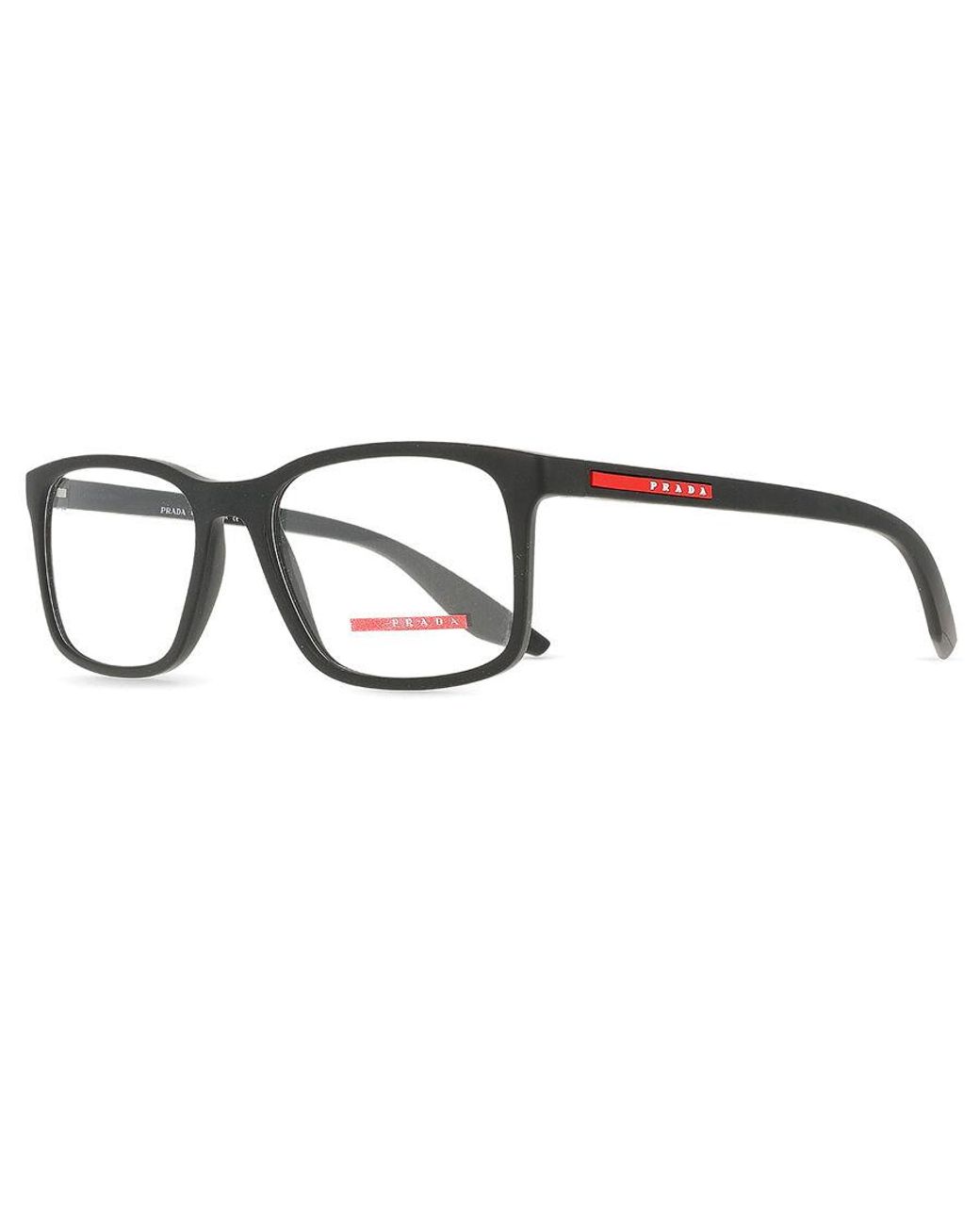 Prada Linea Rossa Black Ps 08Rv 1Bo1O1 for men