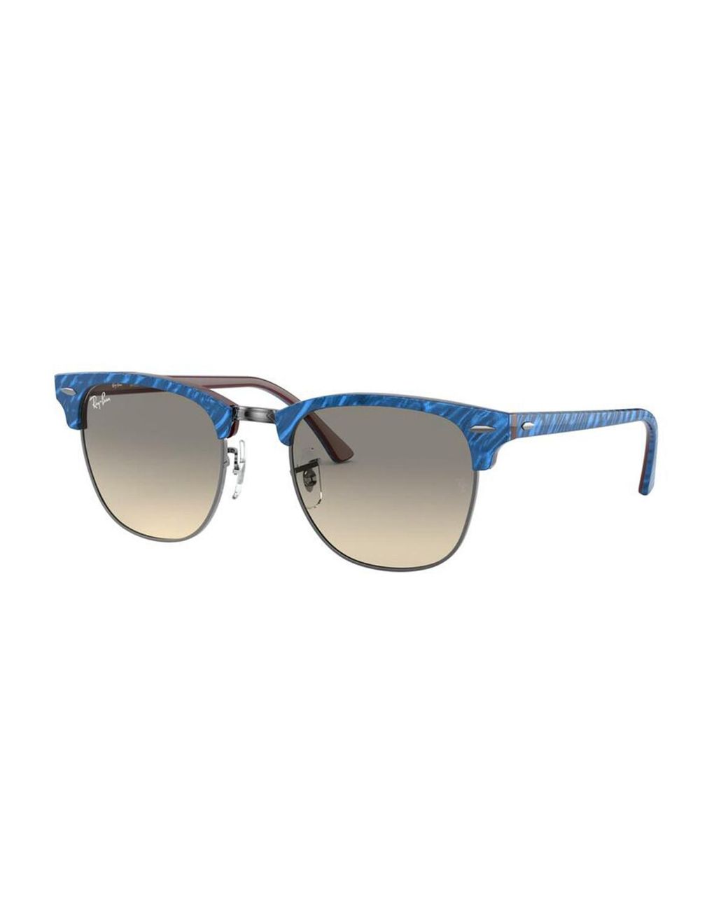 Ray Ban Rb3016 Clubmaster Sunglasses Blue For Men Lyst Ray Ban Rb3016 Clubmaster Sunglasses Blue For Men Lyst