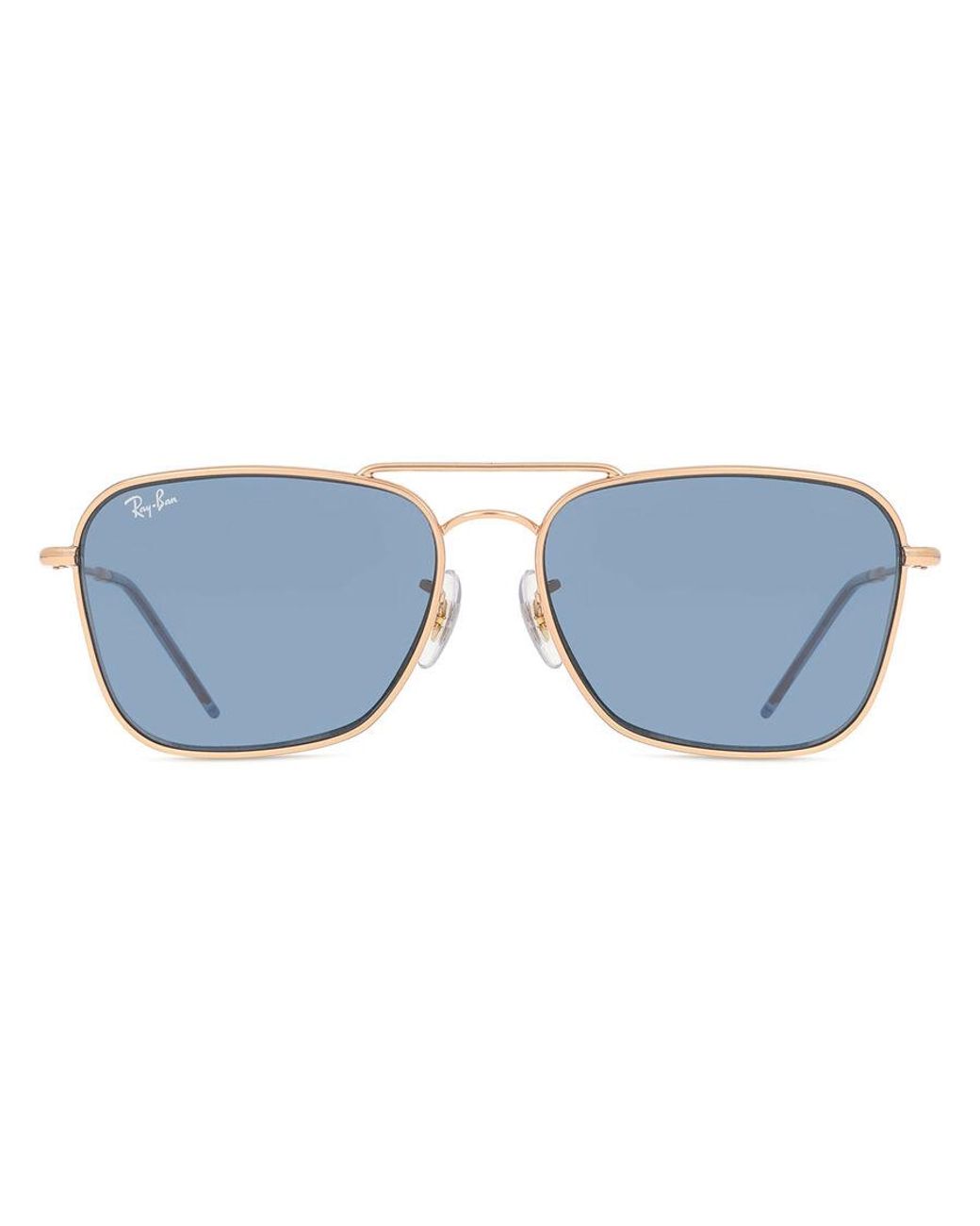 Ray-Ban Black Rbr0102s Caravan Reverse Square Sunglasses