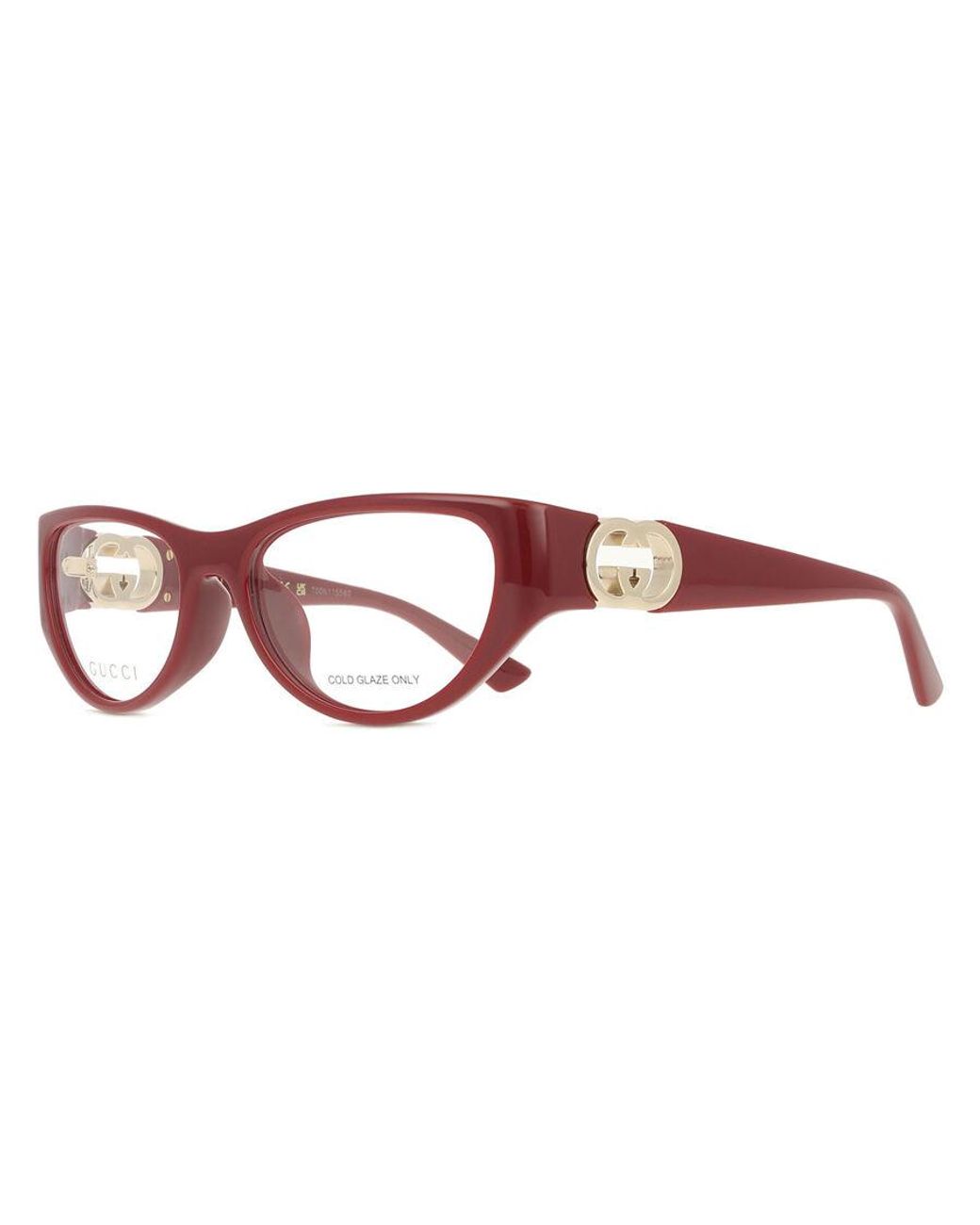 Gucci Black Gg1825O 003 Optical Frames Injected Transparent Cat Eye