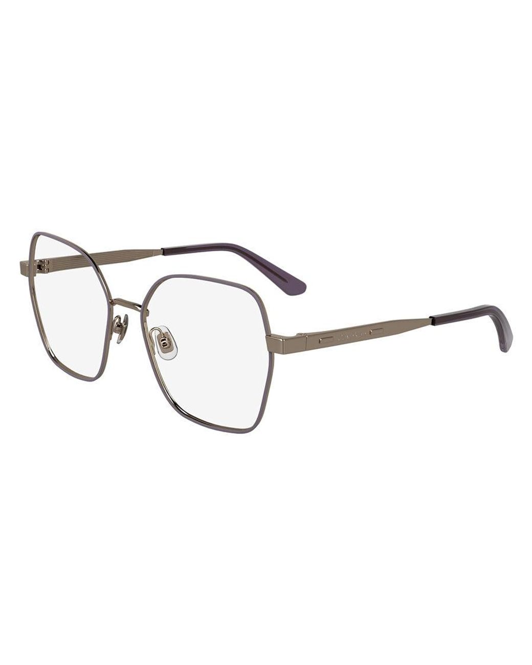 Calvin Klein Black Ck24112 783 Optical Frames Metal Squared Normal