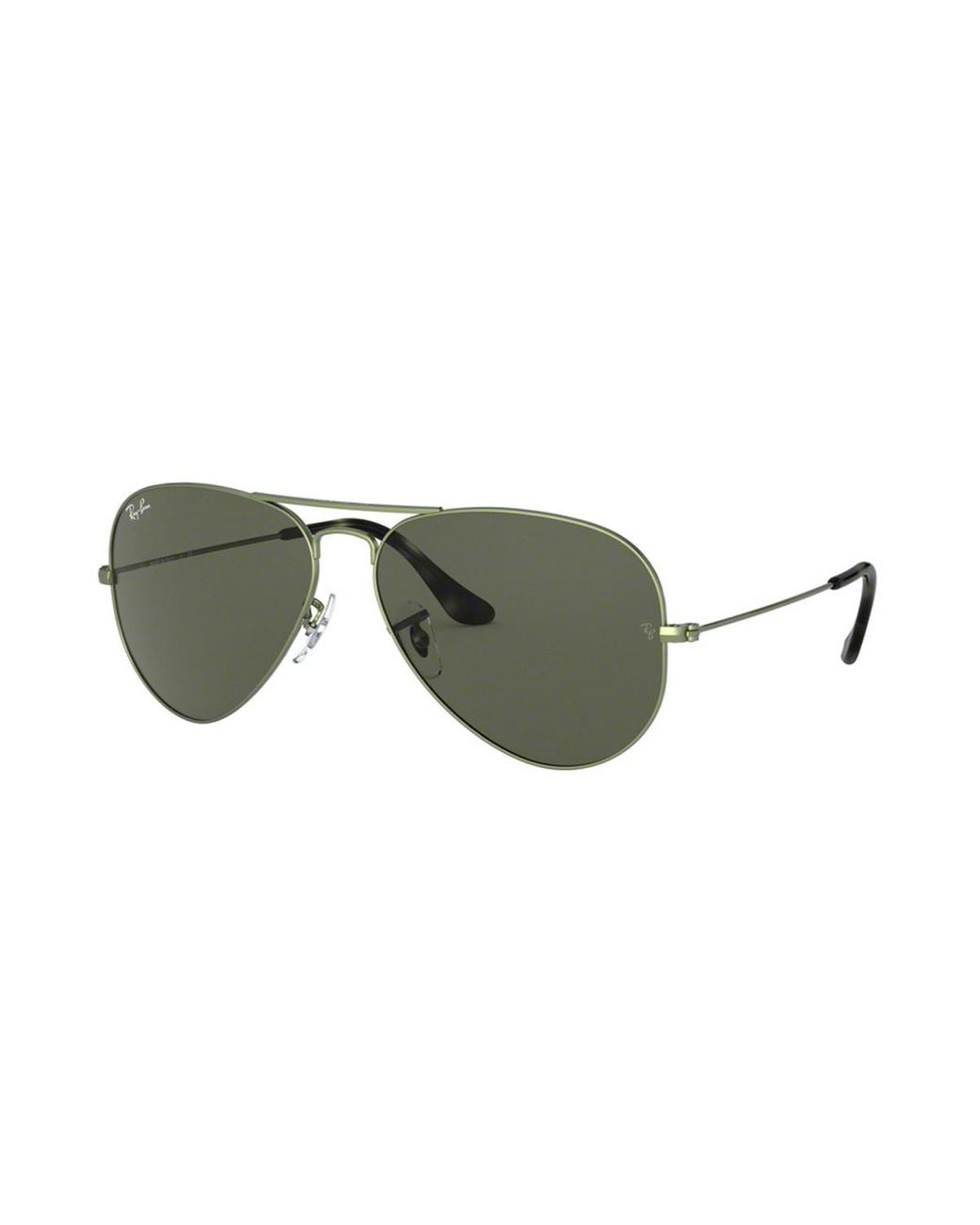 Ray Ban Rb3025 Aviator Large Metal Sunglasses Green For Men Lyst