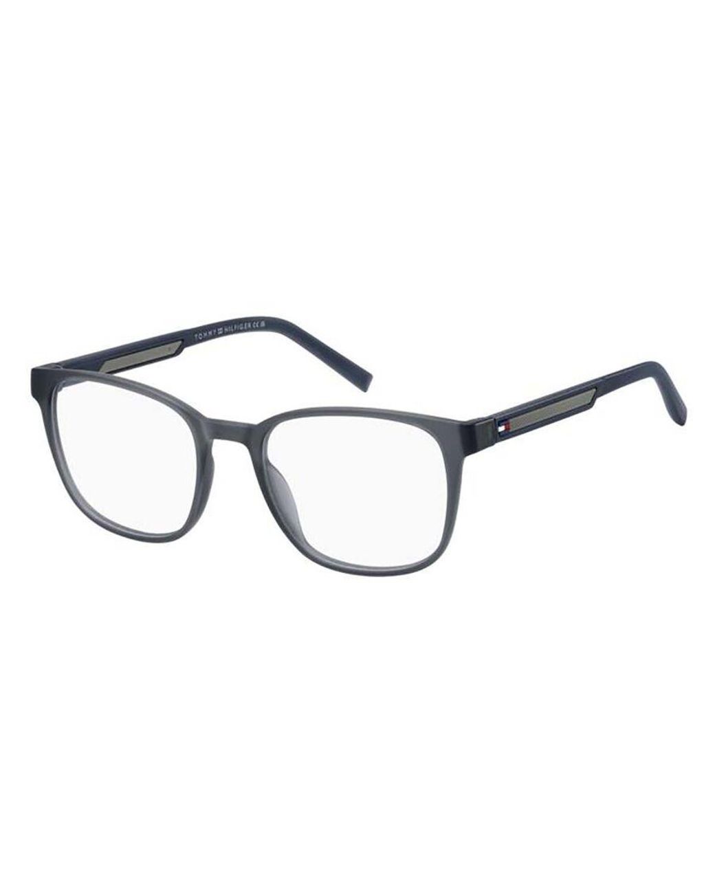 Tommy Hilfiger Black Th 2205 Xw0 Optical Frames Eco-Poliame Squared Normal for men
