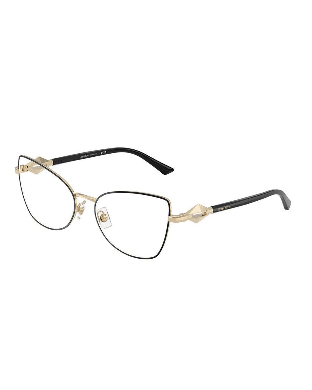 Jimmy Choo Black Jc2012 3016 Optical Frames Metal Cat Eye Normal