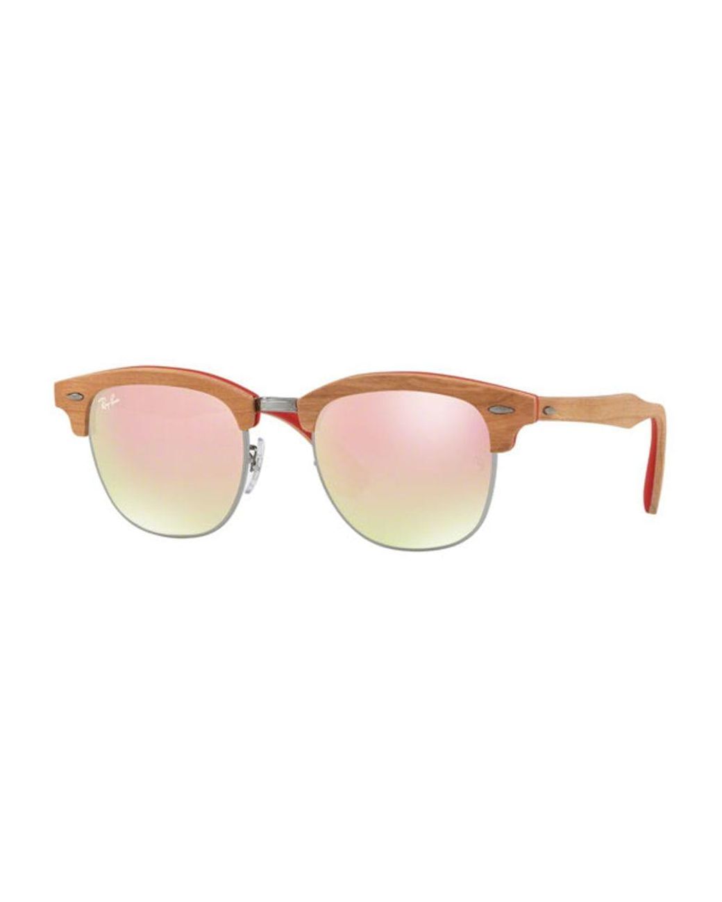 ray ban clubmaster wood