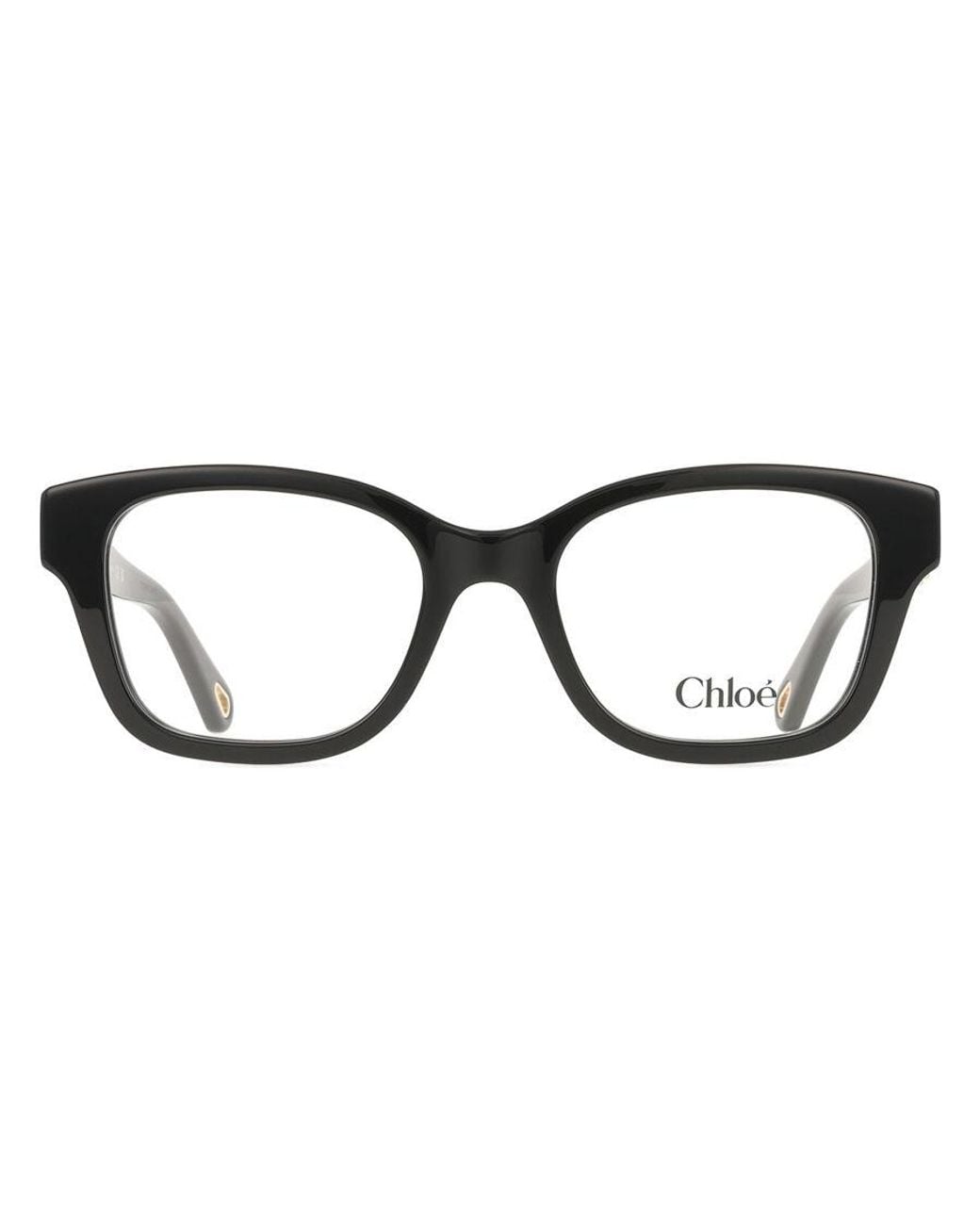 Chloé Black Ch0304O 001 Optical Frames Acetate Transparent Round