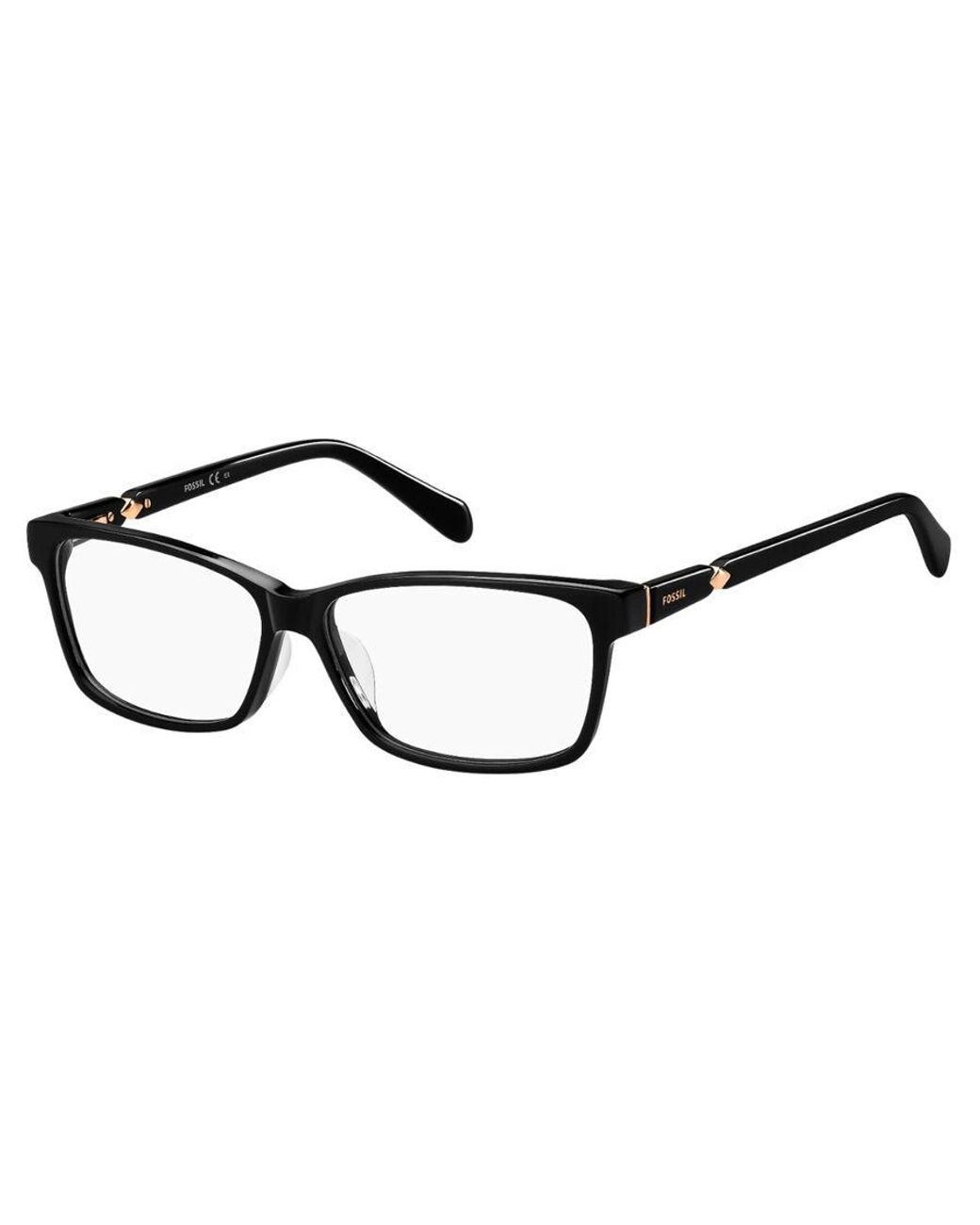 Fossil Black Fos 7057/G Asian Fit 807