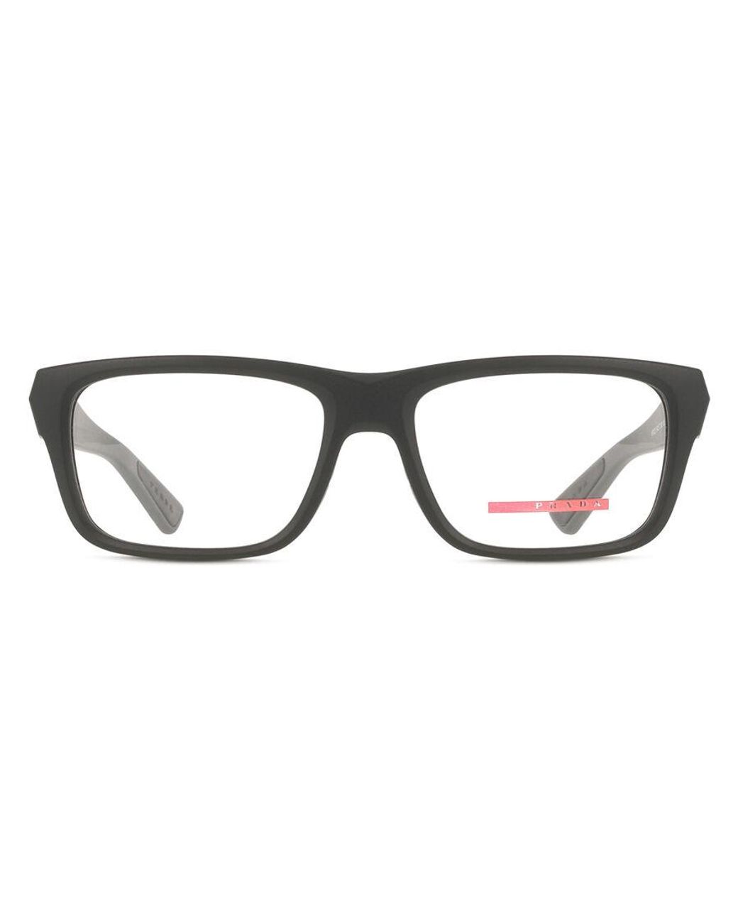 Prada Linea Rossa Black Ps 02Tv 1Bo1O1 for men