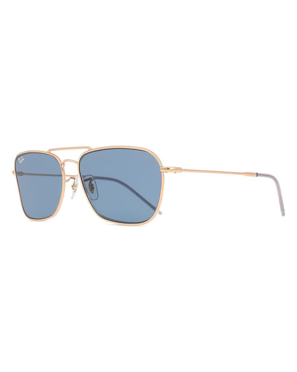 Ray-Ban Black Rbr0102s Caravan Reverse Square Sunglasses